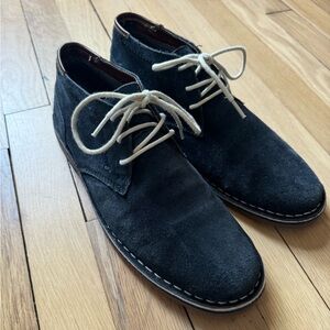 Kenneth Cole Reaction Blue Suede Shoes